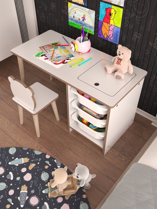 Hanah Home Juego de Mesa para Niños Soho - Blanco